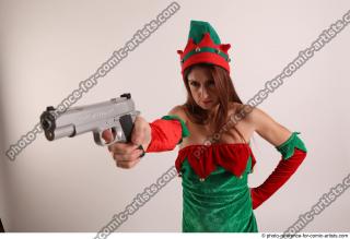 Veronika Elf with gun pose 29